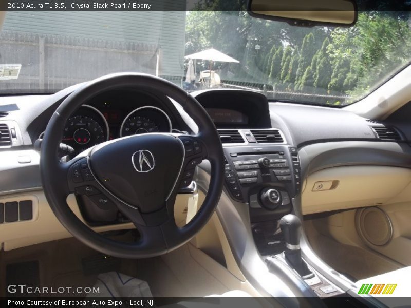 Crystal Black Pearl / Ebony 2010 Acura TL 3.5