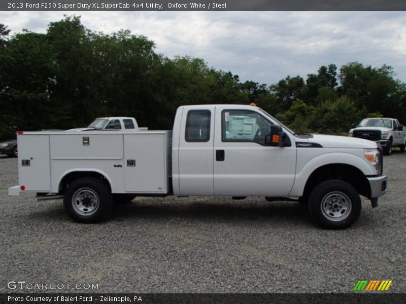 Oxford White / Steel 2013 Ford F250 Super Duty XL SuperCab 4x4 Utility