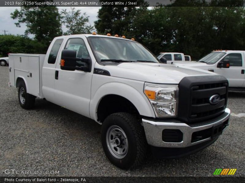 Oxford White / Steel 2013 Ford F250 Super Duty XL SuperCab 4x4 Utility