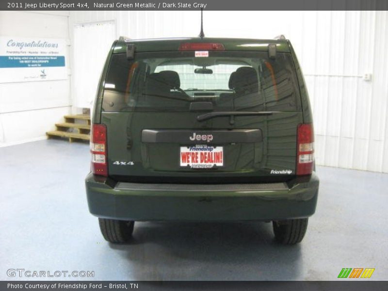 Natural Green Metallic / Dark Slate Gray 2011 Jeep Liberty Sport 4x4