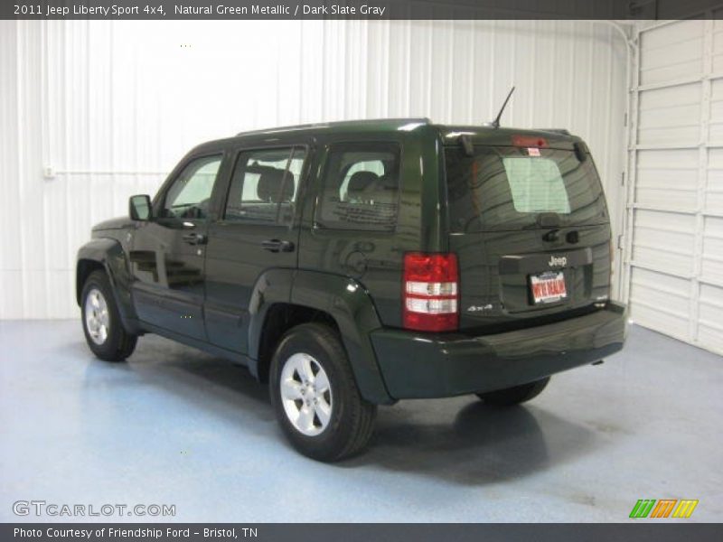 Natural Green Metallic / Dark Slate Gray 2011 Jeep Liberty Sport 4x4