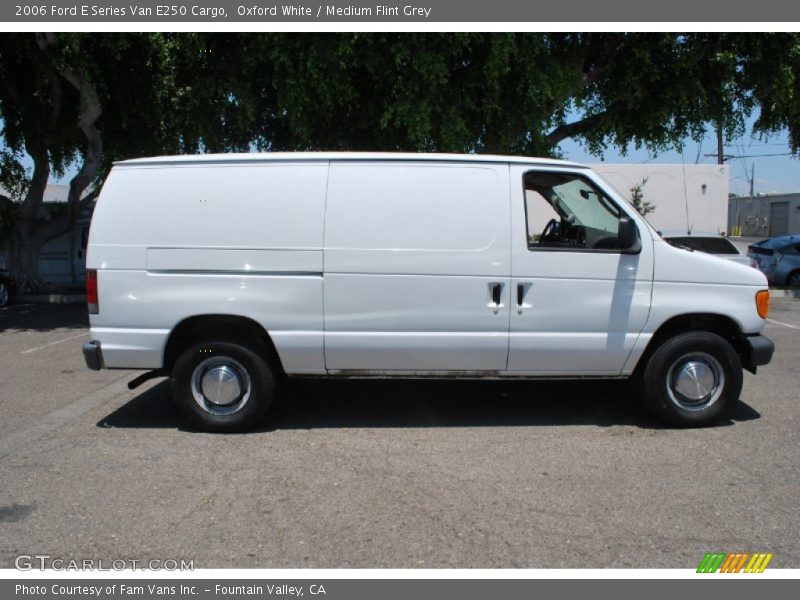 Oxford White / Medium Flint Grey 2006 Ford E Series Van E250 Cargo
