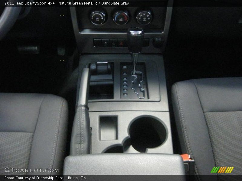 Natural Green Metallic / Dark Slate Gray 2011 Jeep Liberty Sport 4x4