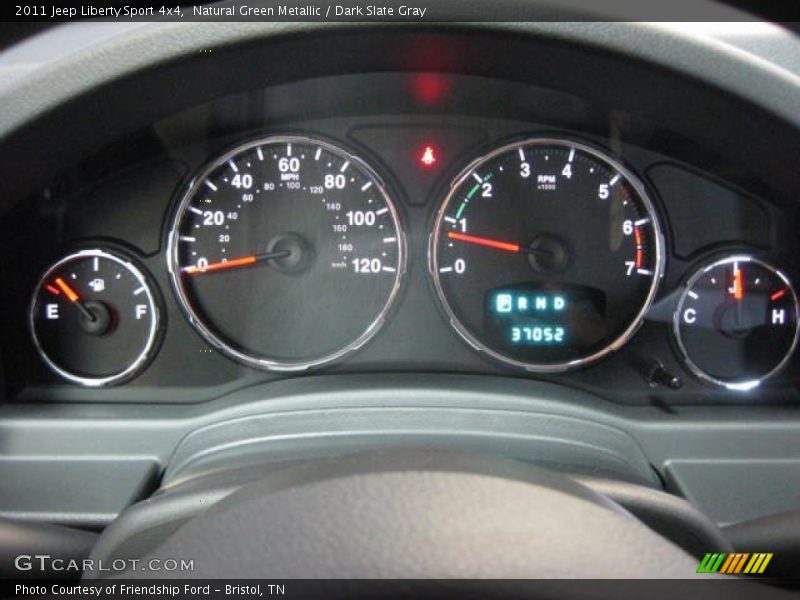 Natural Green Metallic / Dark Slate Gray 2011 Jeep Liberty Sport 4x4