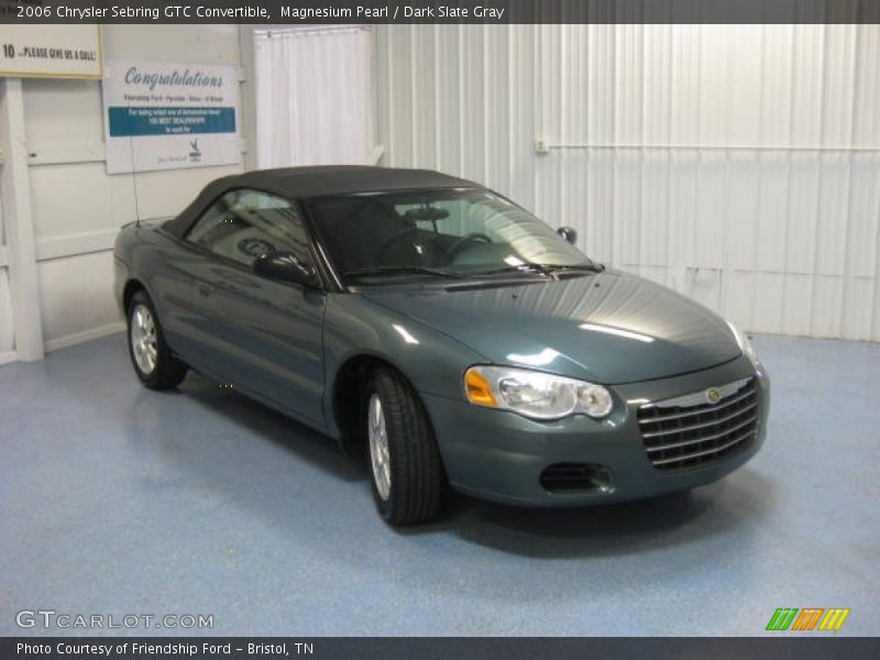 Magnesium Pearl / Dark Slate Gray 2006 Chrysler Sebring GTC Convertible
