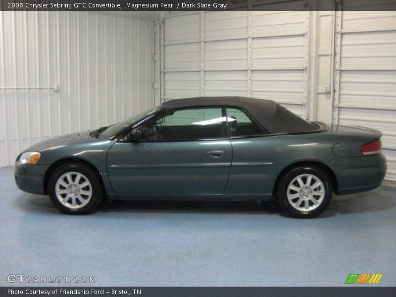 Magnesium Pearl / Dark Slate Gray 2006 Chrysler Sebring GTC Convertible