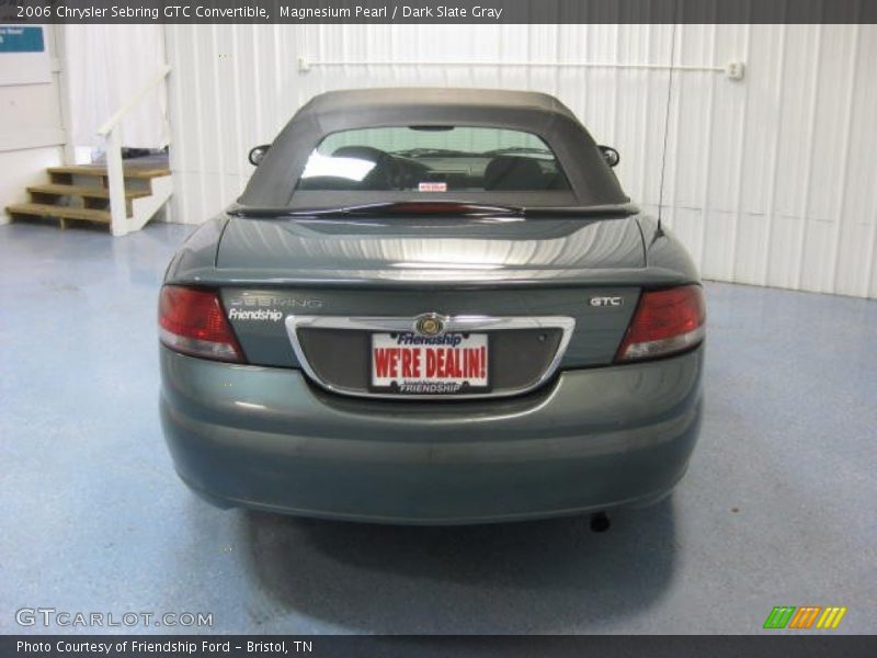 Magnesium Pearl / Dark Slate Gray 2006 Chrysler Sebring GTC Convertible