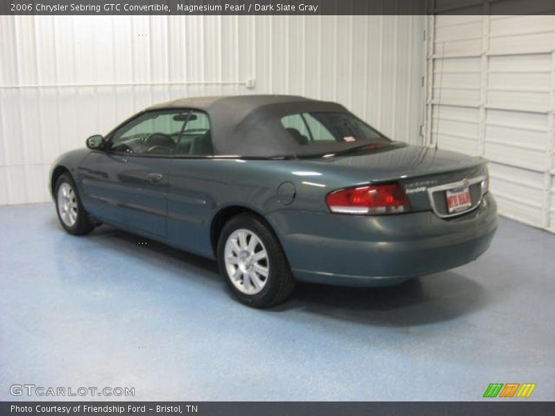 Magnesium Pearl / Dark Slate Gray 2006 Chrysler Sebring GTC Convertible