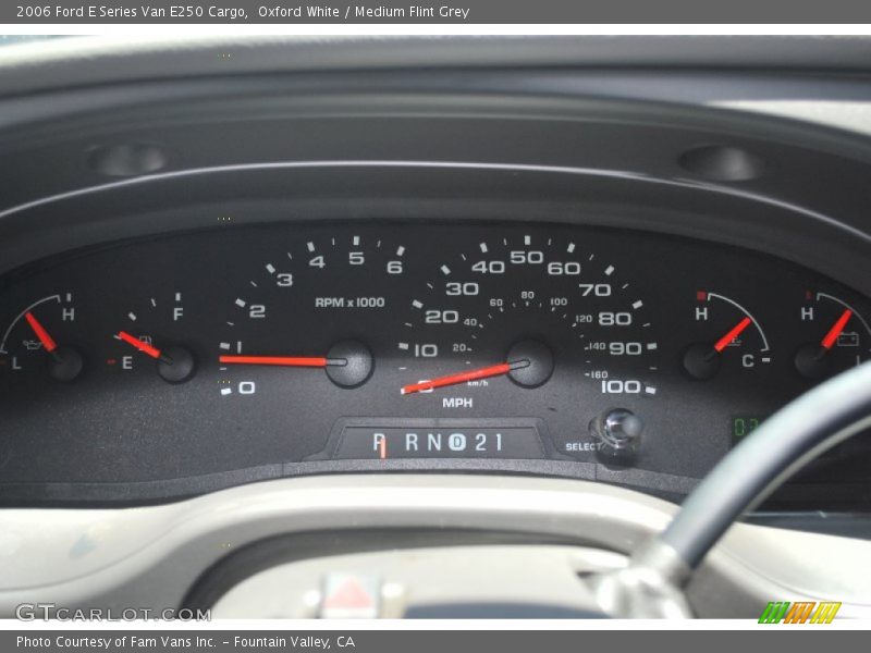 Oxford White / Medium Flint Grey 2006 Ford E Series Van E250 Cargo