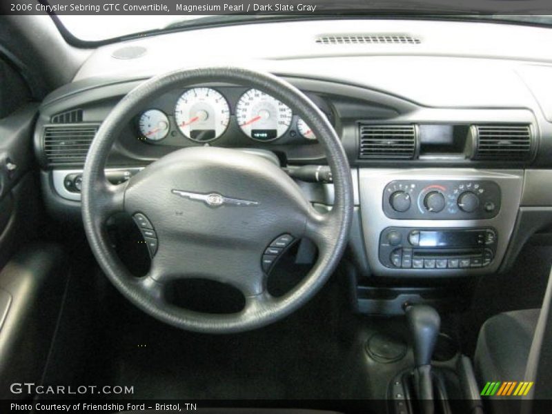 Magnesium Pearl / Dark Slate Gray 2006 Chrysler Sebring GTC Convertible