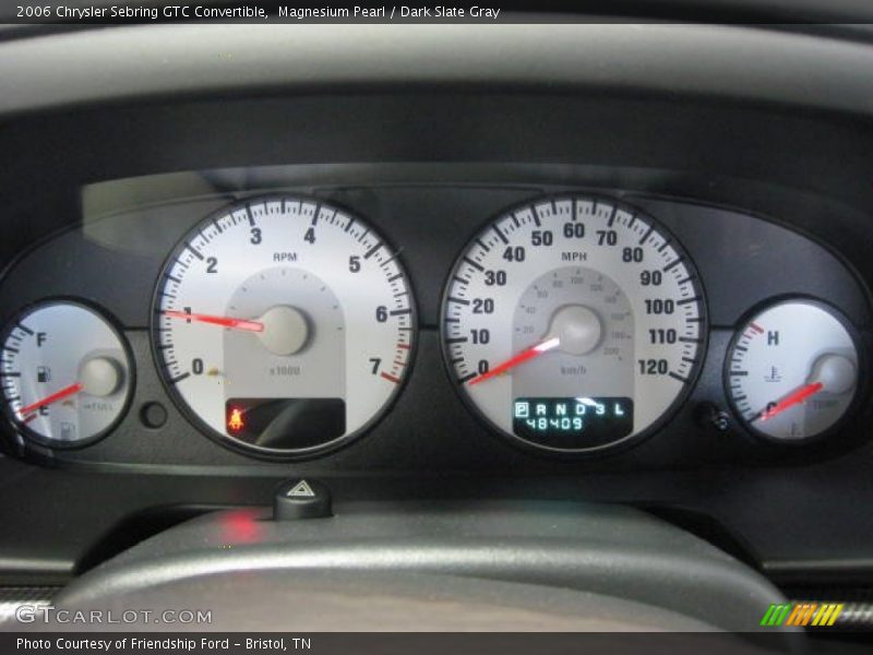 Magnesium Pearl / Dark Slate Gray 2006 Chrysler Sebring GTC Convertible
