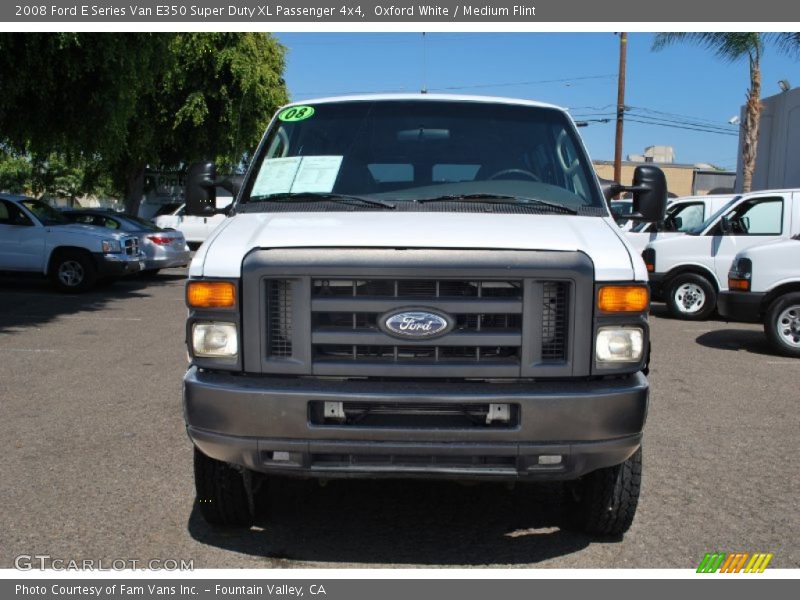  2008 E Series Van E350 Super Duty XL Passenger 4x4 Oxford White