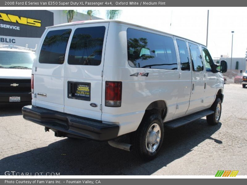 Oxford White / Medium Flint 2008 Ford E Series Van E350 Super Duty XL Passenger 4x4