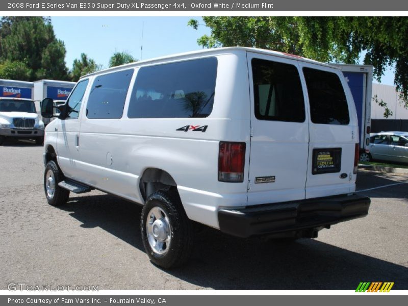 Oxford White / Medium Flint 2008 Ford E Series Van E350 Super Duty XL Passenger 4x4