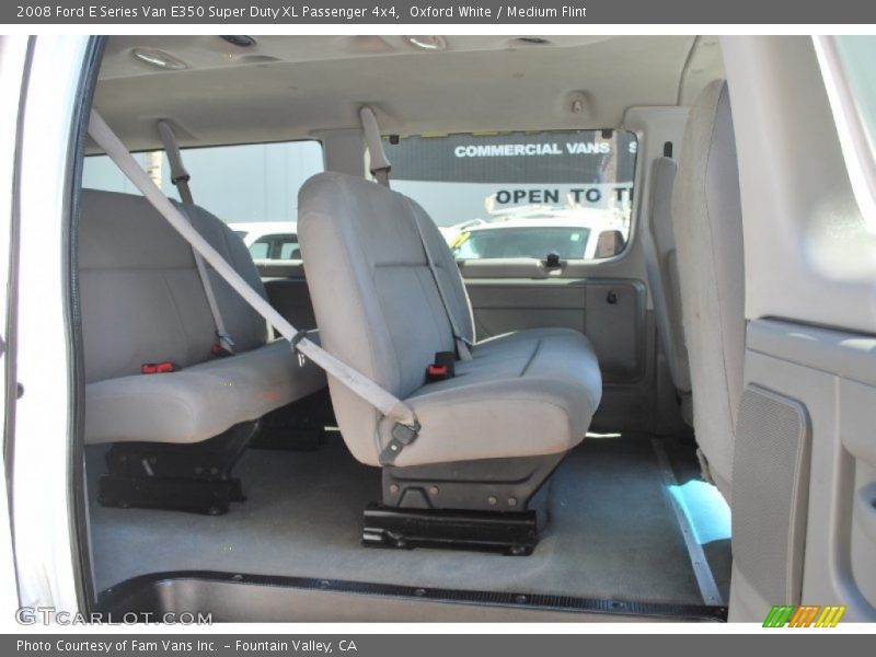 Oxford White / Medium Flint 2008 Ford E Series Van E350 Super Duty XL Passenger 4x4