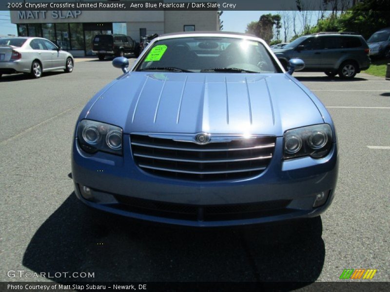 Aero Blue Pearlcoat / Dark Slate Grey 2005 Chrysler Crossfire Limited Roadster