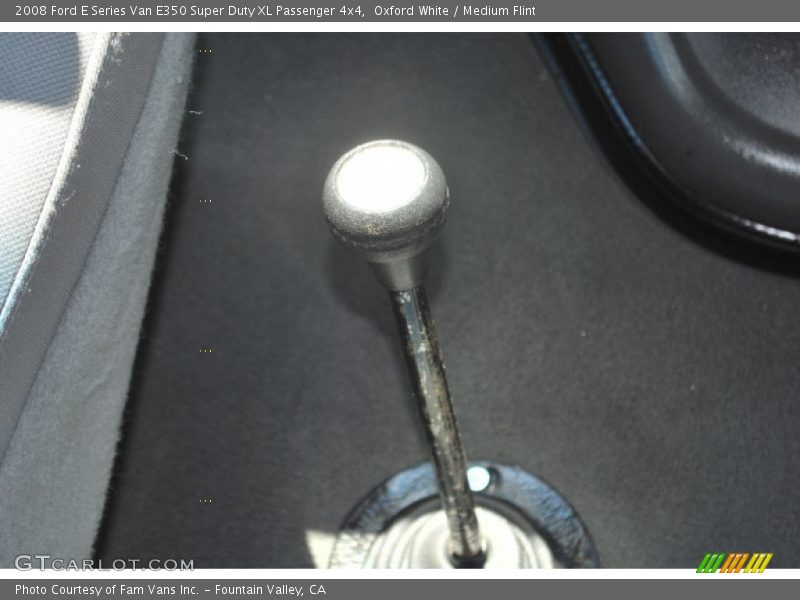 Oxford White / Medium Flint 2008 Ford E Series Van E350 Super Duty XL Passenger 4x4