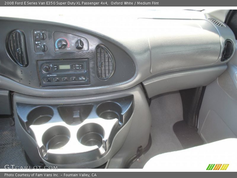 Oxford White / Medium Flint 2008 Ford E Series Van E350 Super Duty XL Passenger 4x4