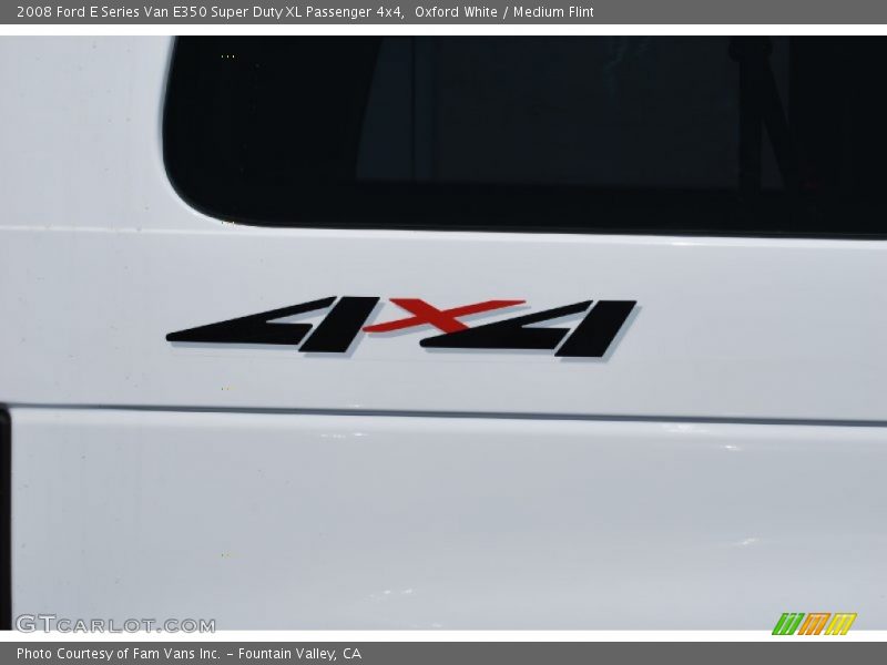 Oxford White / Medium Flint 2008 Ford E Series Van E350 Super Duty XL Passenger 4x4