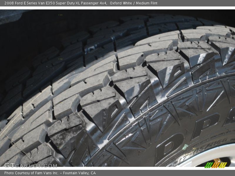Oxford White / Medium Flint 2008 Ford E Series Van E350 Super Duty XL Passenger 4x4