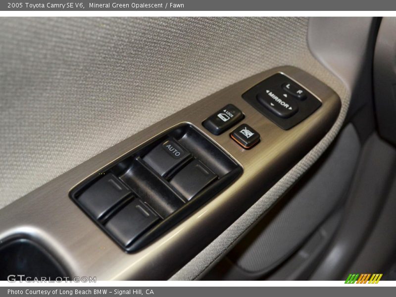 Mineral Green Opalescent / Fawn 2005 Toyota Camry SE V6