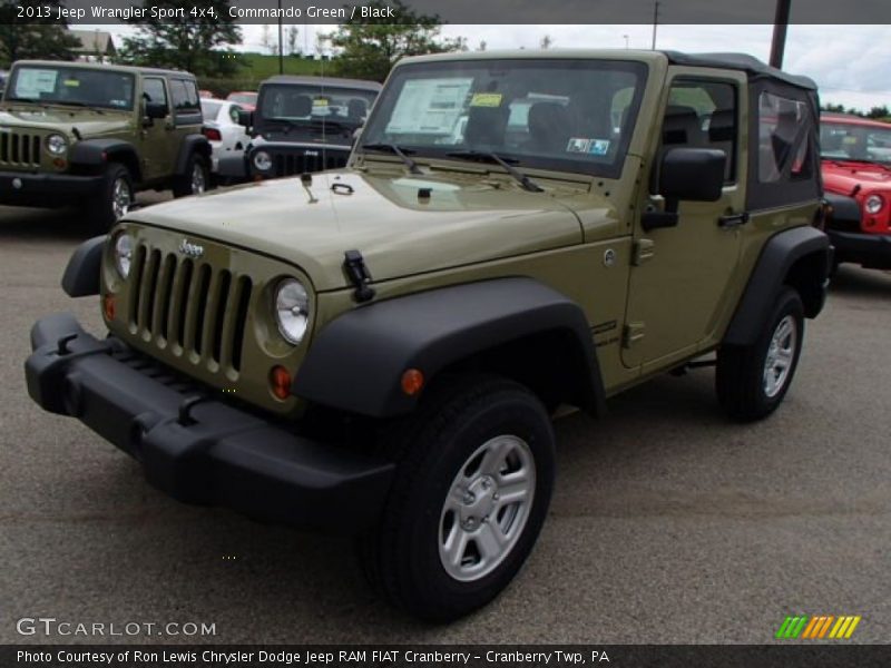 Commando Green / Black 2013 Jeep Wrangler Sport 4x4