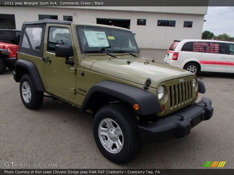 Commando Green / Black 2013 Jeep Wrangler Sport 4x4