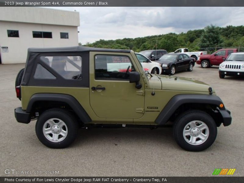 Commando Green / Black 2013 Jeep Wrangler Sport 4x4