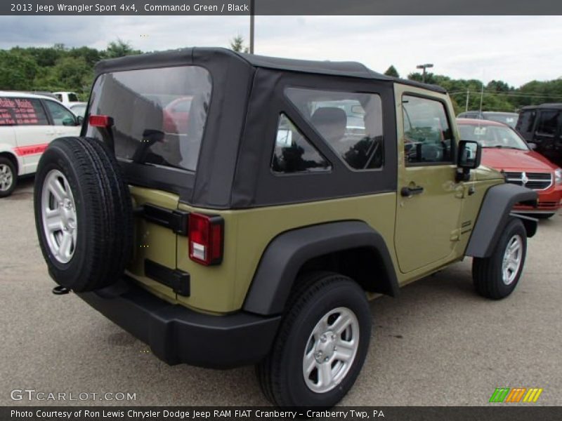 Commando Green / Black 2013 Jeep Wrangler Sport 4x4