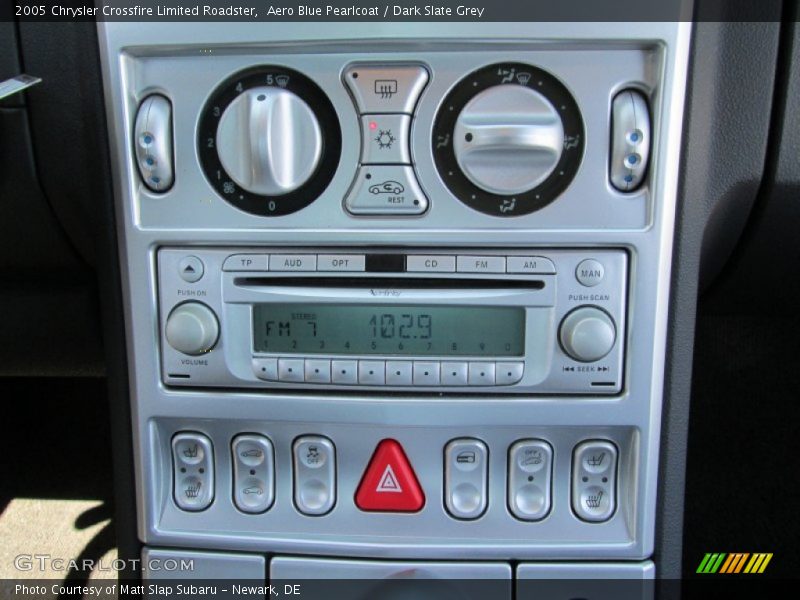 Controls of 2005 Crossfire Limited Roadster