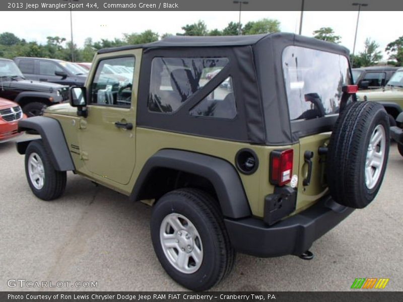 Commando Green / Black 2013 Jeep Wrangler Sport 4x4