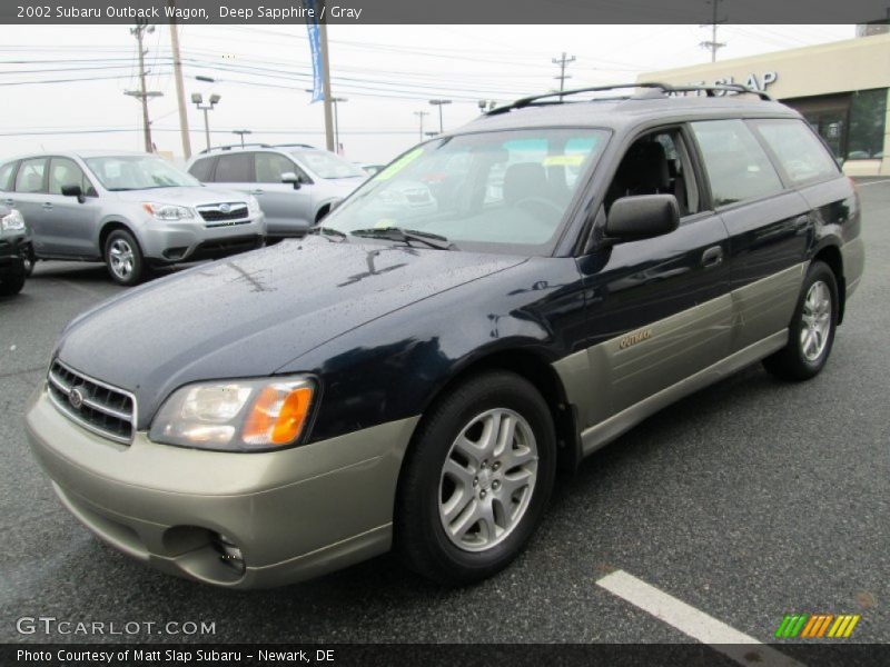 Deep Sapphire / Gray 2002 Subaru Outback Wagon