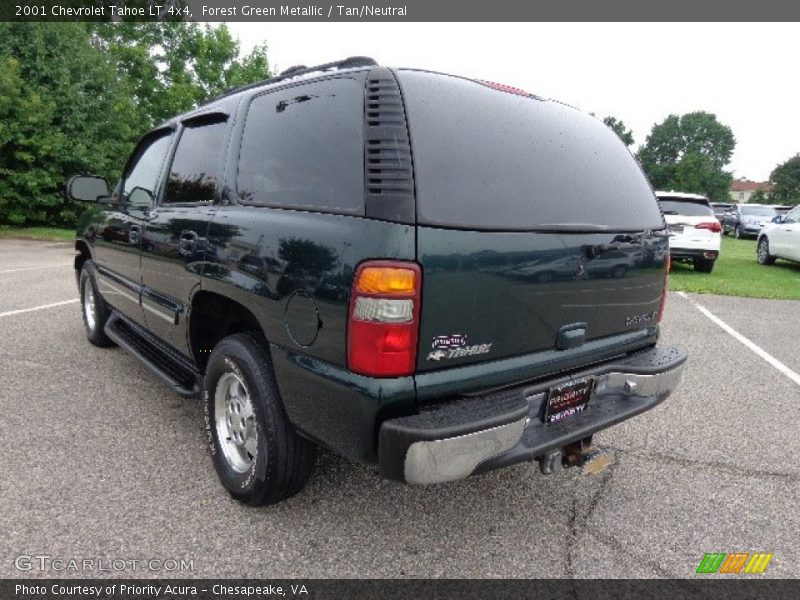 Forest Green Metallic / Tan/Neutral 2001 Chevrolet Tahoe LT 4x4