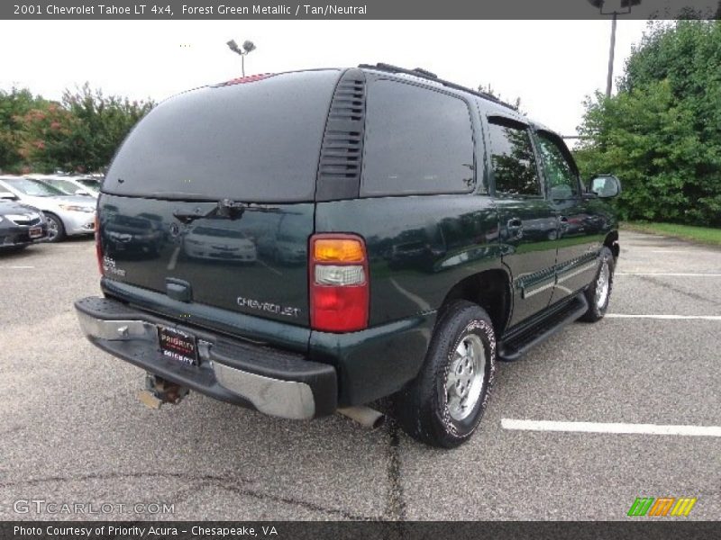 Forest Green Metallic / Tan/Neutral 2001 Chevrolet Tahoe LT 4x4