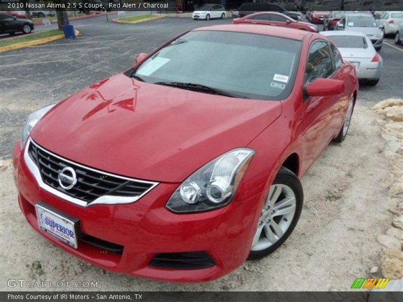 Red Alert / Charcoal 2010 Nissan Altima 2.5 S Coupe