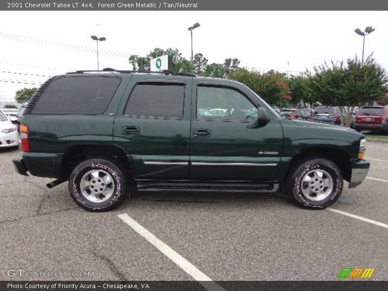 Forest Green Metallic / Tan/Neutral 2001 Chevrolet Tahoe LT 4x4