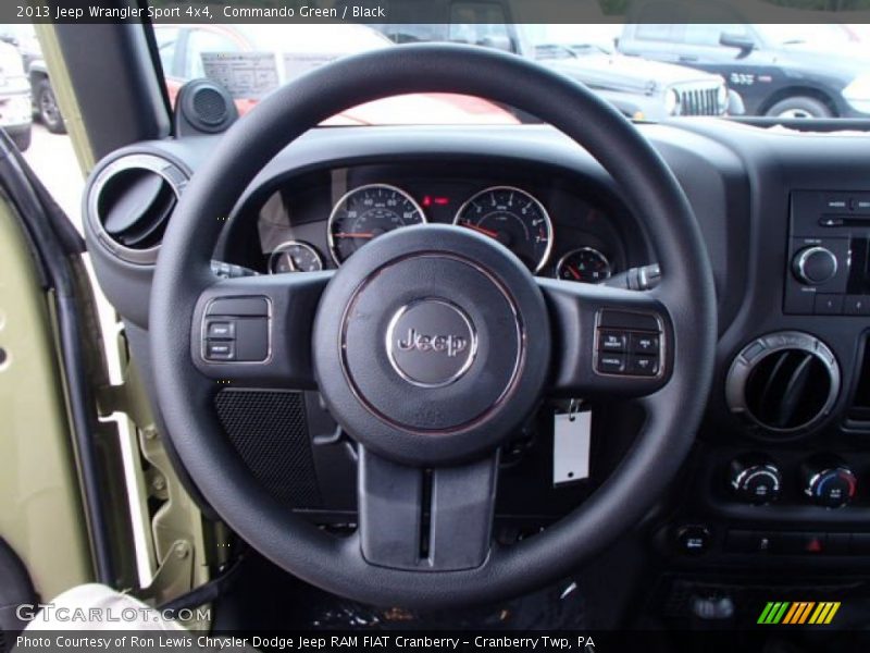 Commando Green / Black 2013 Jeep Wrangler Sport 4x4