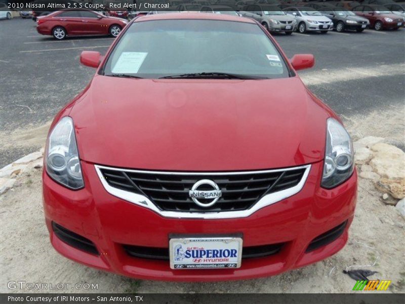 Red Alert / Charcoal 2010 Nissan Altima 2.5 S Coupe