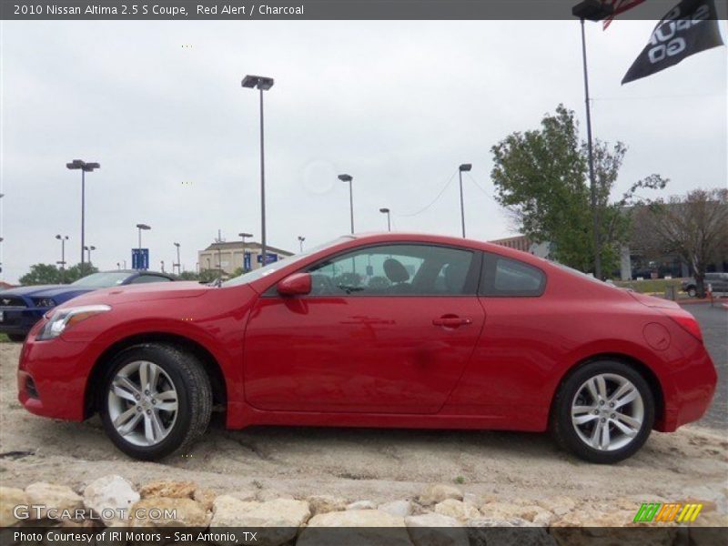 Red Alert / Charcoal 2010 Nissan Altima 2.5 S Coupe