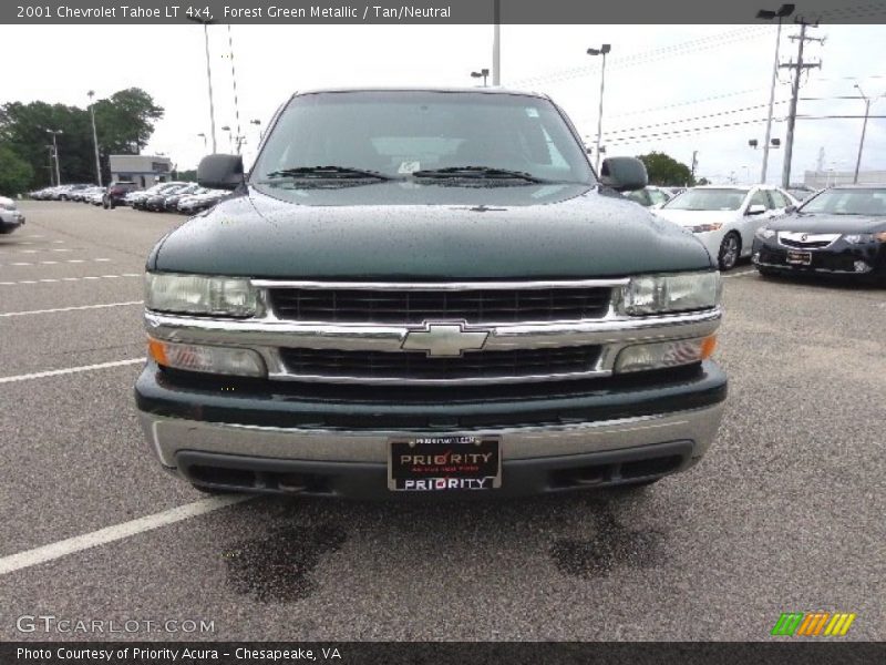 Forest Green Metallic / Tan/Neutral 2001 Chevrolet Tahoe LT 4x4