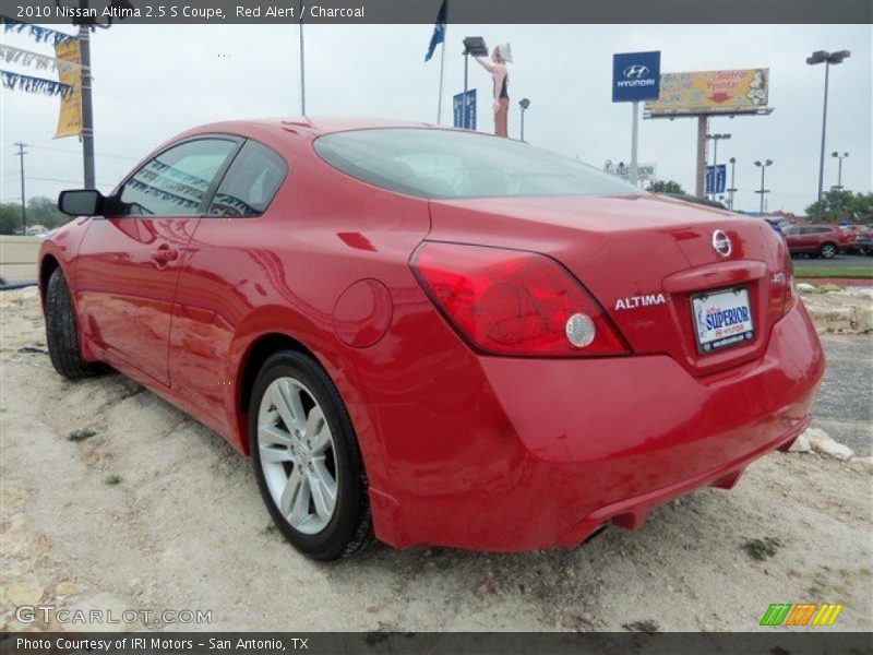 Red Alert / Charcoal 2010 Nissan Altima 2.5 S Coupe
