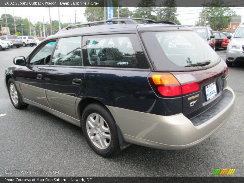 Deep Sapphire / Gray 2002 Subaru Outback Wagon