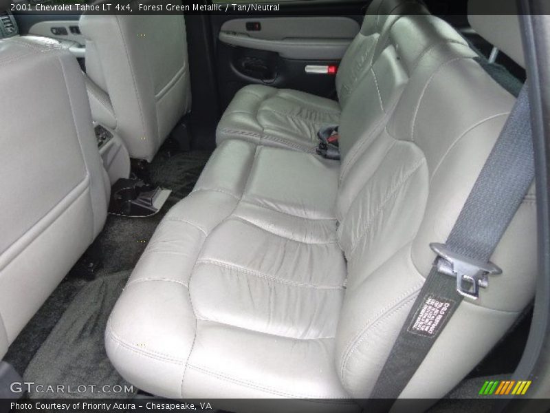 Forest Green Metallic / Tan/Neutral 2001 Chevrolet Tahoe LT 4x4