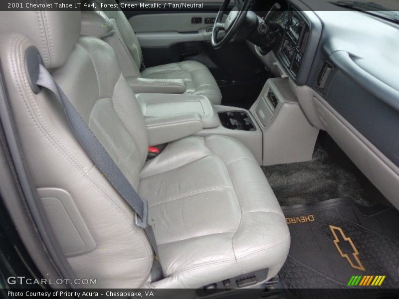 Forest Green Metallic / Tan/Neutral 2001 Chevrolet Tahoe LT 4x4