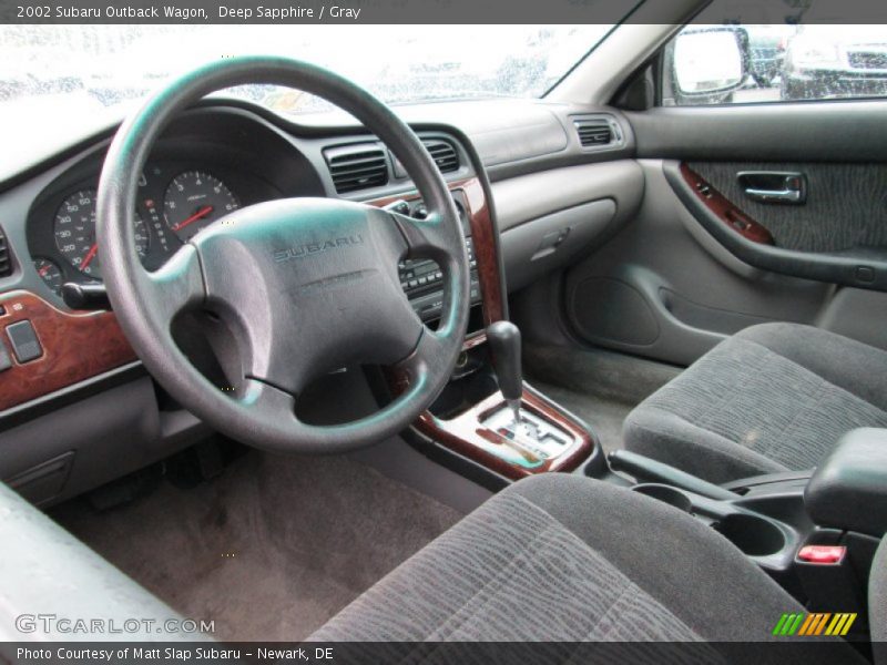 Deep Sapphire / Gray 2002 Subaru Outback Wagon