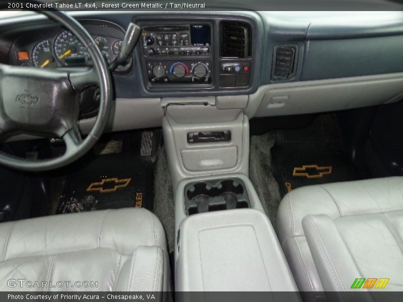 Forest Green Metallic / Tan/Neutral 2001 Chevrolet Tahoe LT 4x4