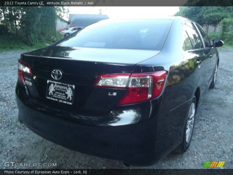Attitude Black Metallic / Ash 2012 Toyota Camry LE
