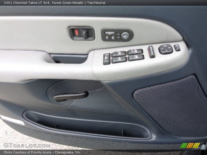Forest Green Metallic / Tan/Neutral 2001 Chevrolet Tahoe LT 4x4
