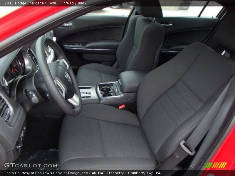 Front Seat of 2013 Charger R/T AWD