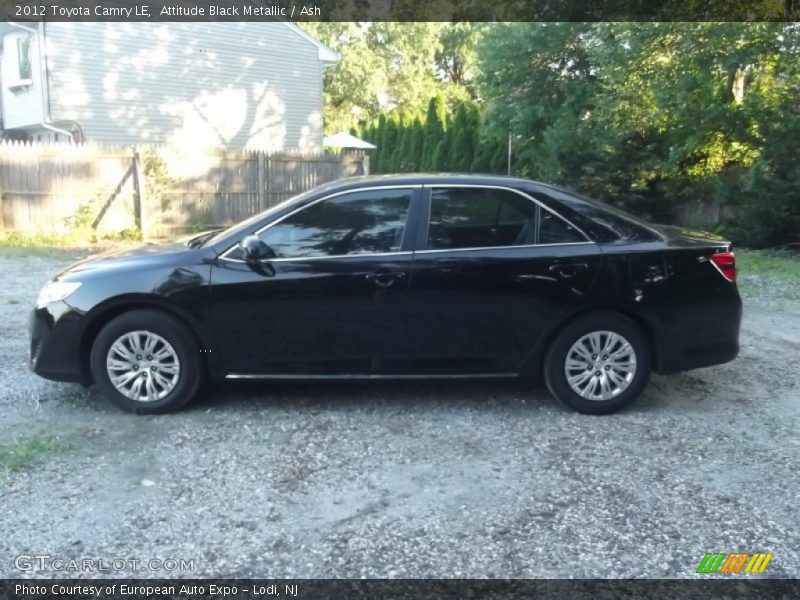 Attitude Black Metallic / Ash 2012 Toyota Camry LE